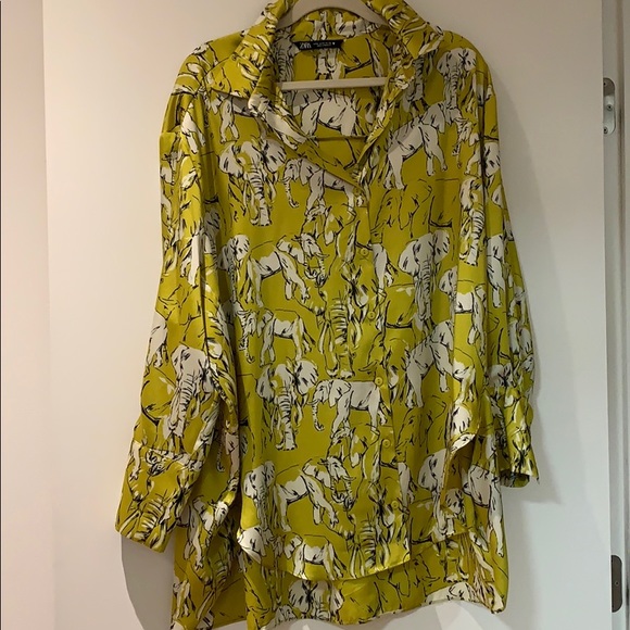 Zara Tops - Elephant tunic blouse